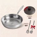 The Titanium Fry Pan Pro: PFAS-Free, Natural Non-Stick Cooking