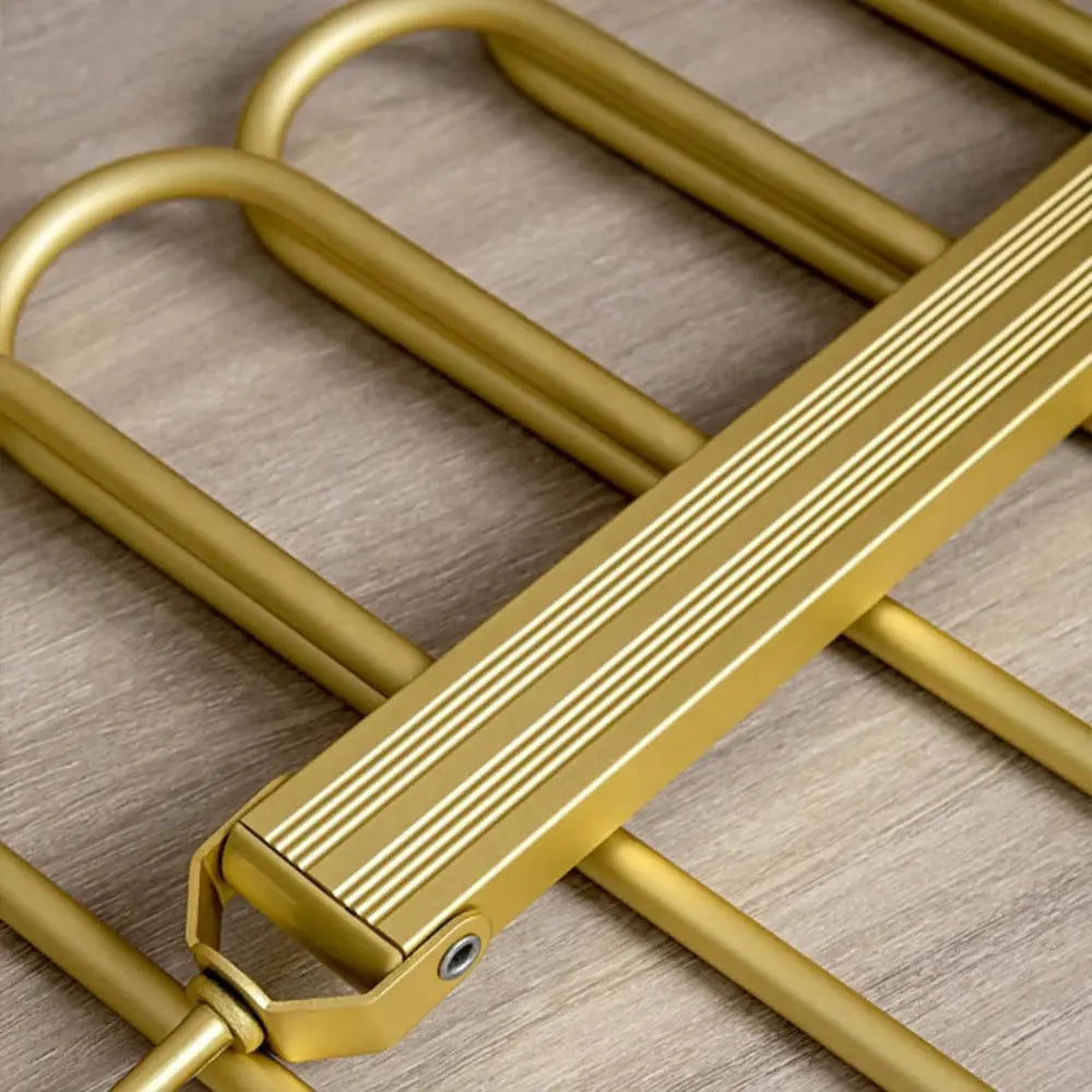 Pants Hanger In Gold Metal From For Closet Organization