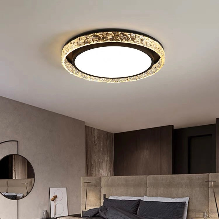 Crystal Halo LED-taklampa | Fjärrstyrd dimbar plafond | Meowbutter
