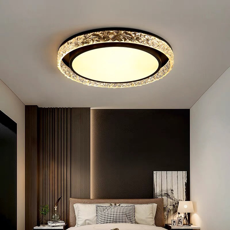Crystal Halo LED-taklampa | Fjärrstyrd dimbar plafond | Meowbutter