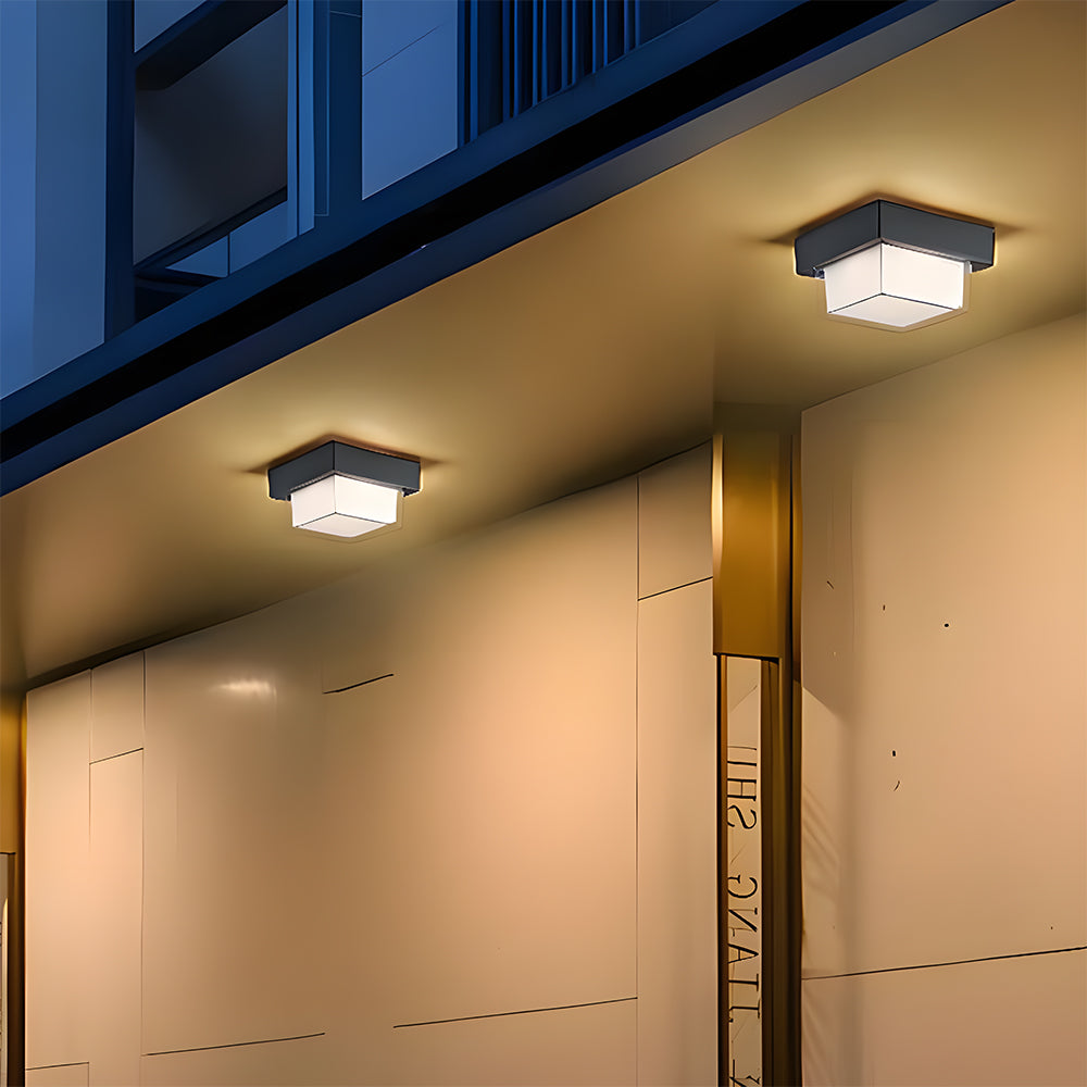Außen-LED-Deckenleuchte | IP68 wasserdicht, bündig montierbar | Meowbutter