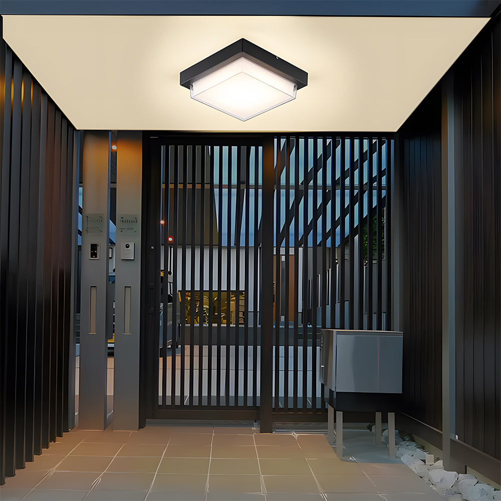 Außen-LED-Deckenleuchte | IP68 wasserdicht, bündig montierbar | Meowbutter