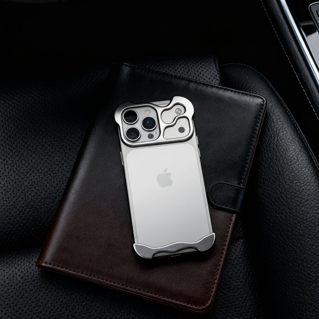 Phone Case Slim Titanium Alloy Protective Magnetic Cover | Meowbutter