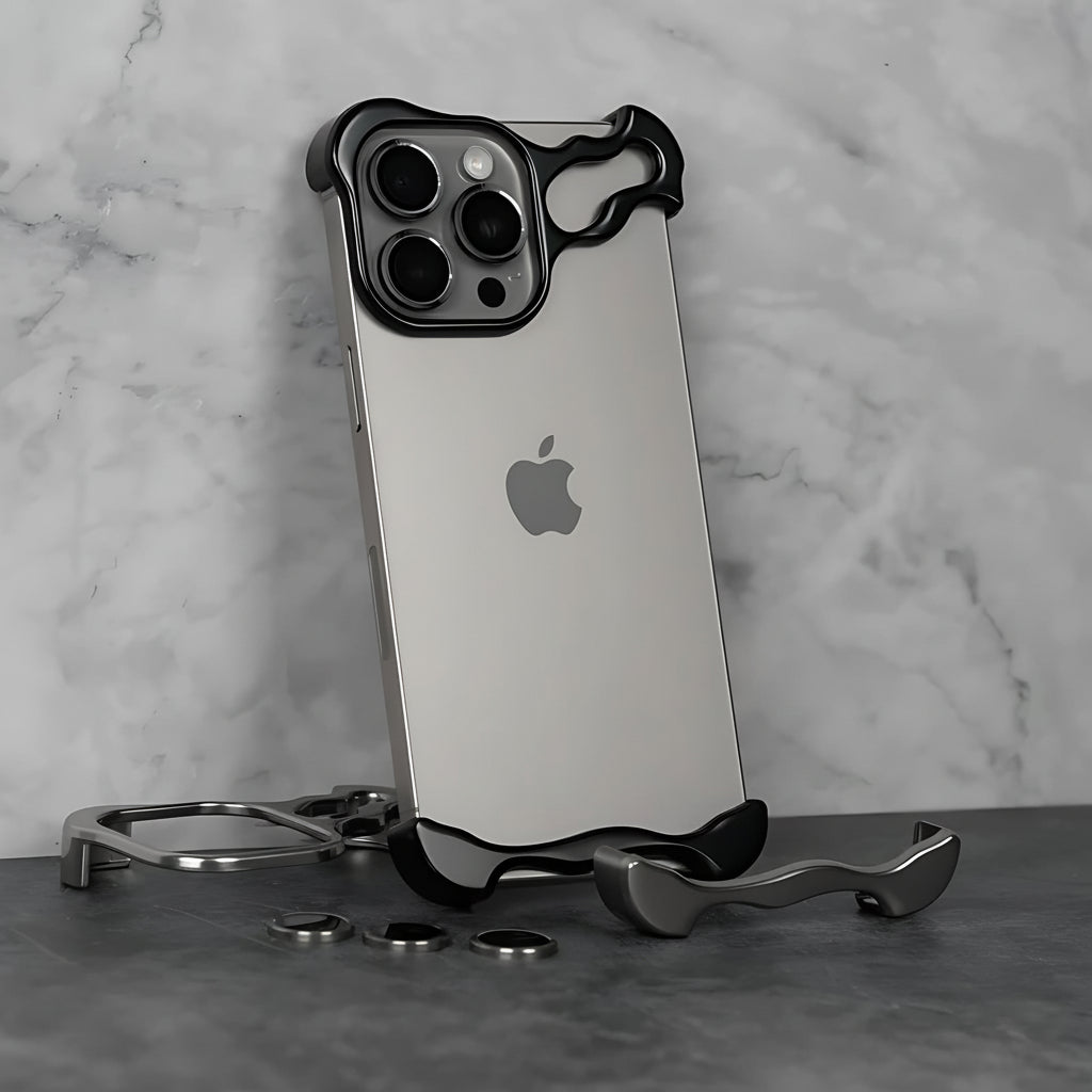 Phone Case Slim Titanium Alloy Protective Magnetic Cover | Meowbutter