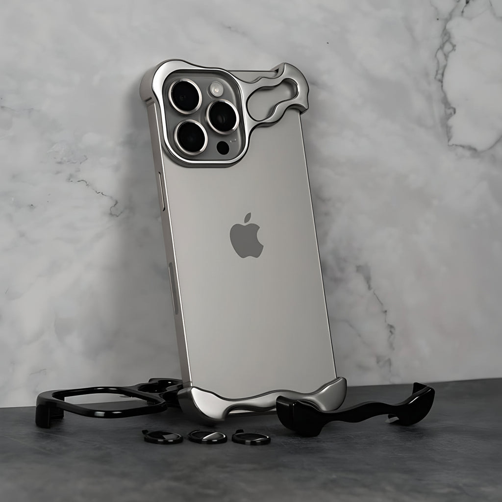 Phone Case Slim Titanium Alloy Protective Magnetic Cover | Meowbutter