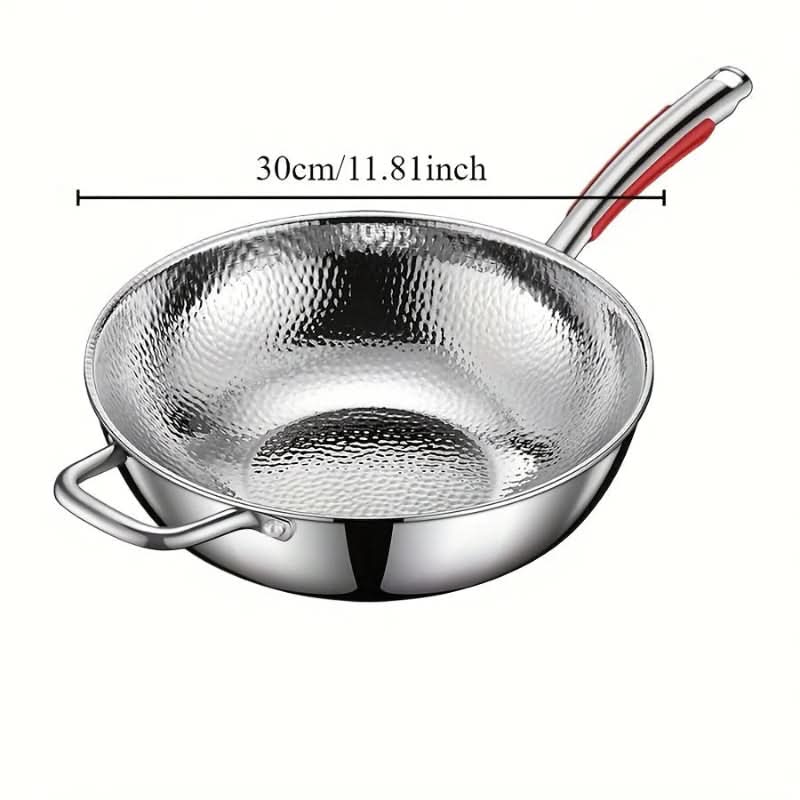 Premium Edelstahl-Wok für Induktionskochfelder | meowbutter