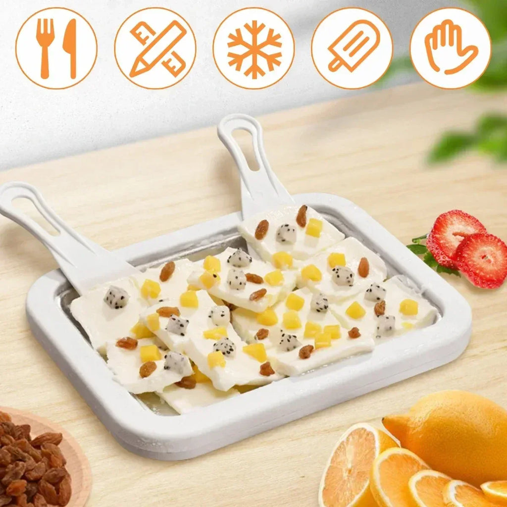 Ice Cream Maker Pan Frozen Dessert Maker Kitchen Gelato Maker | Meowbutter