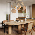 Industrial Woven Rattan Pendant Light With Adjustable Height
