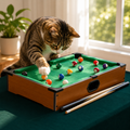 Kit Gioco Interattivo per Gatti Biliardo Gattino Intrattenimento per Gatti da Interno | Meowbutter