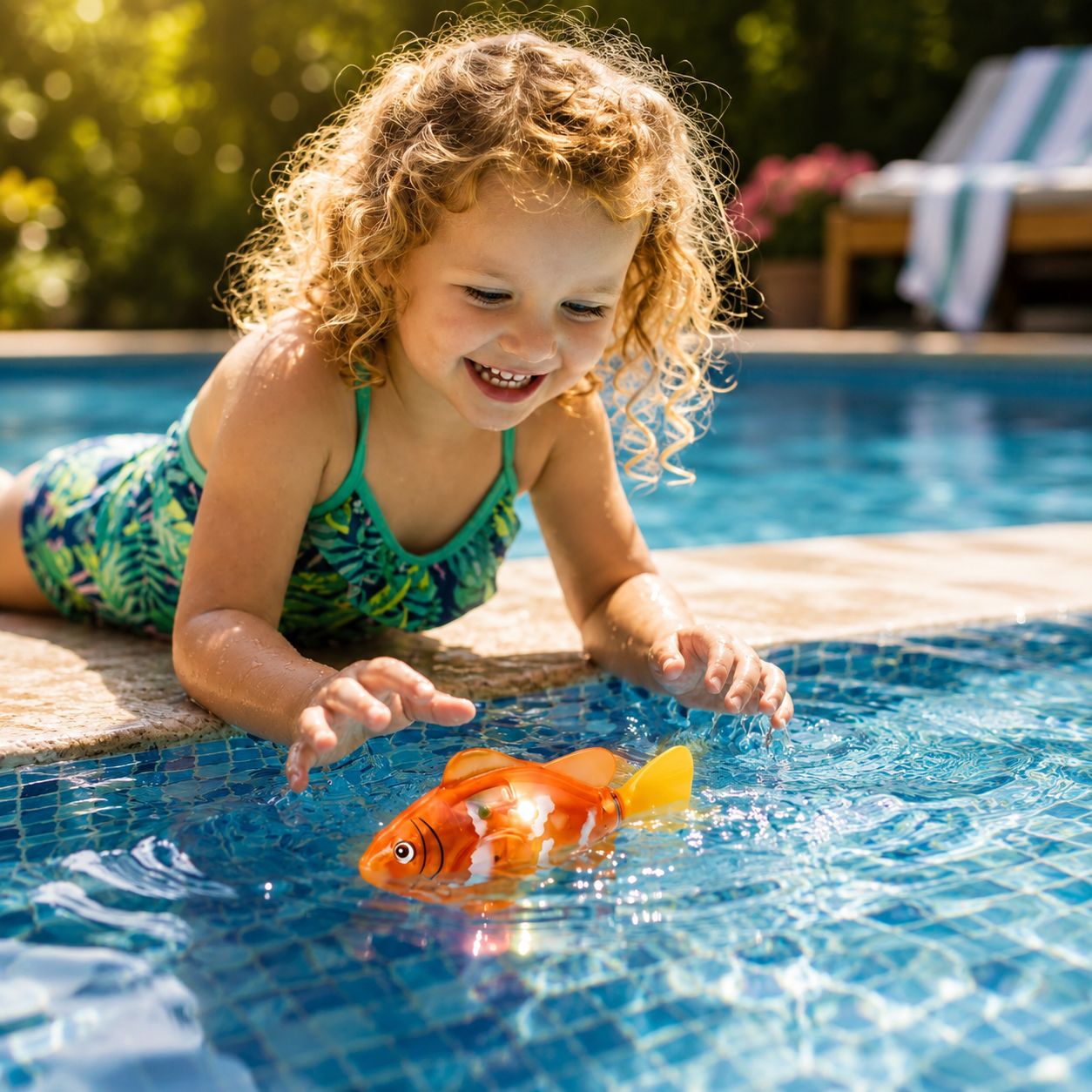 Giocattoli da bagno interattivi per bambini con pesci galleggianti a LED | Meowbutter