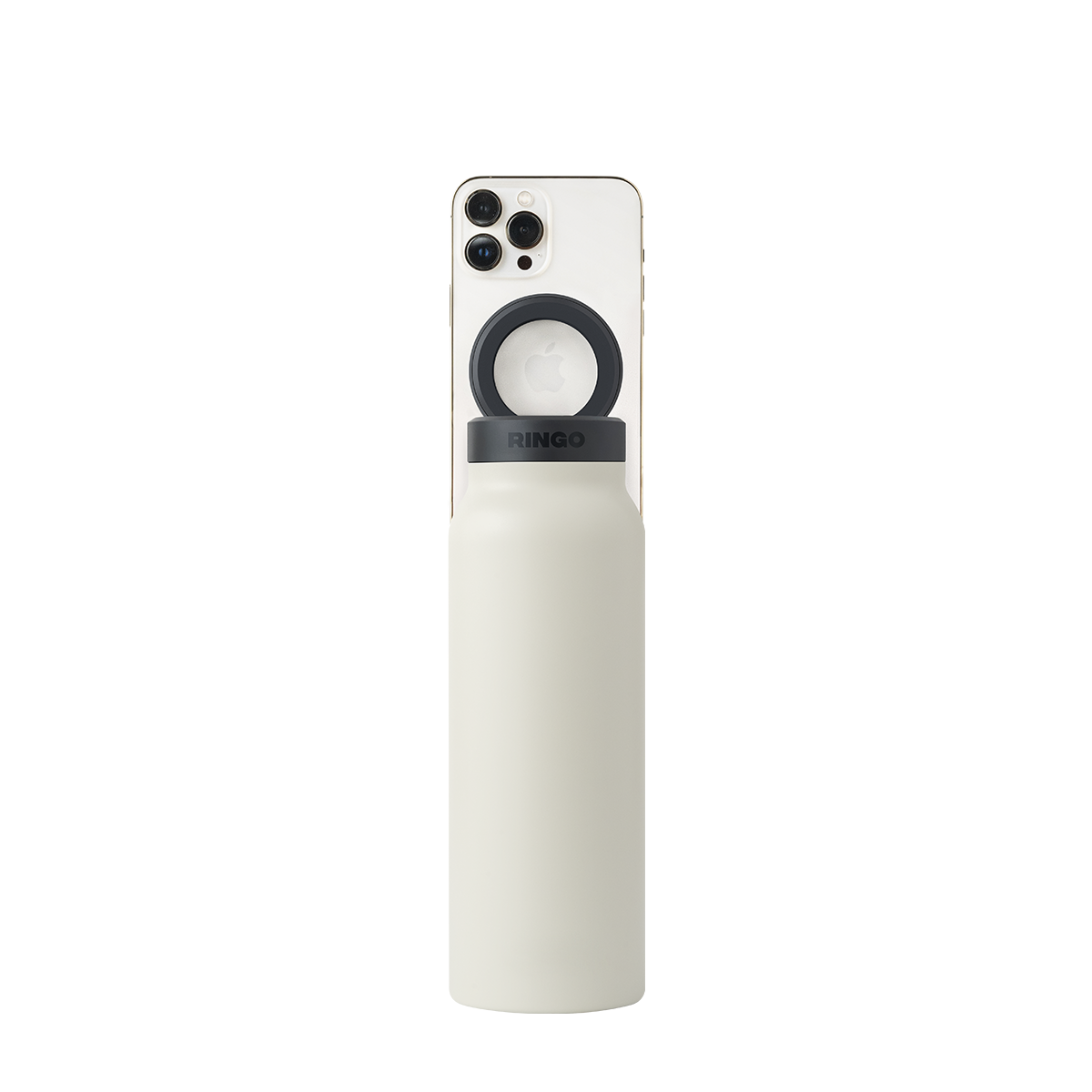 Water Bottle With Magnetic Lid And Phone Holder On The Go