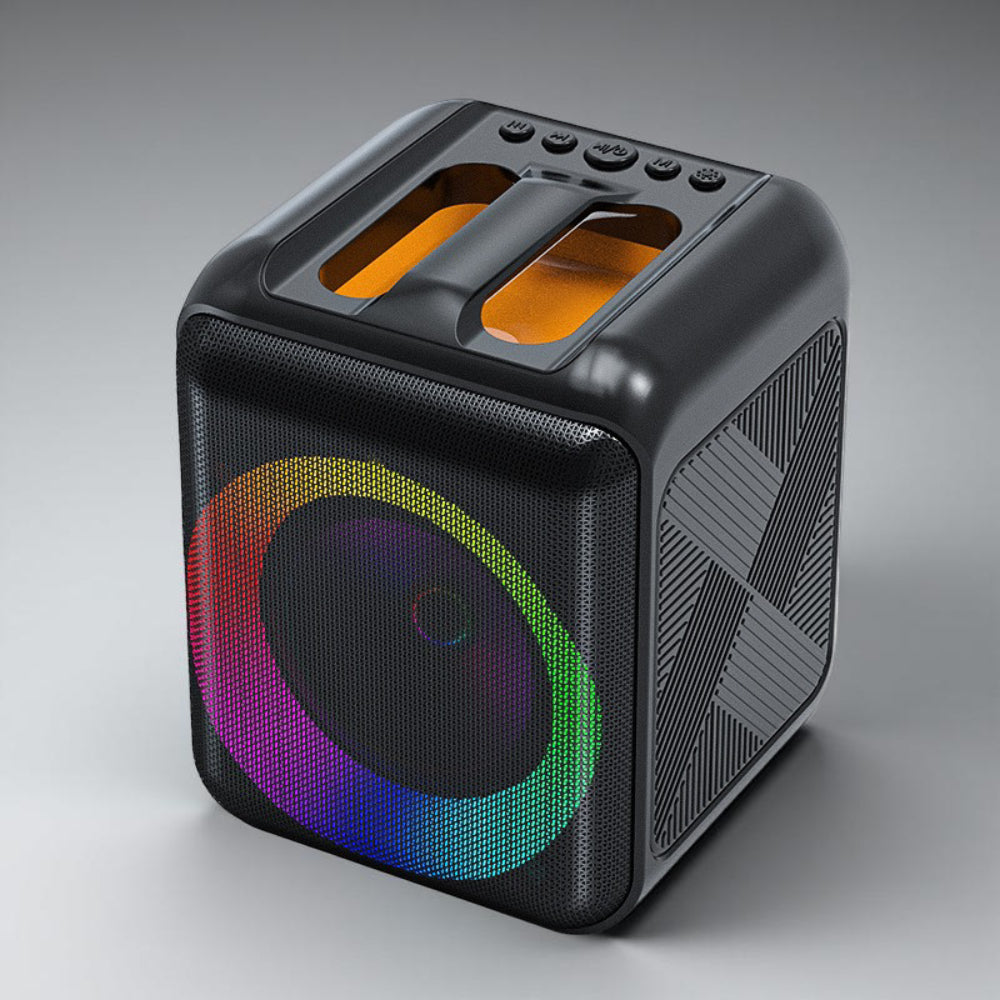 Bluetooth Karaoke Machine — Portable Speaker, Dual Wireless Microphones
