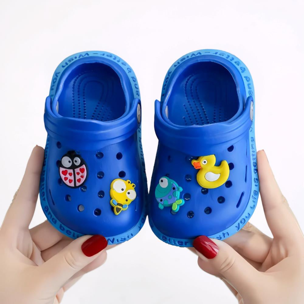 Zoccoli per bambini, sandali da giardino slip-on con motivo cartone animato, scarpe per bambini piccoli | Meowbutter