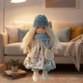 Handmade 11-Inch Baby Doll — Smooth Contours, Palm-Sized Design