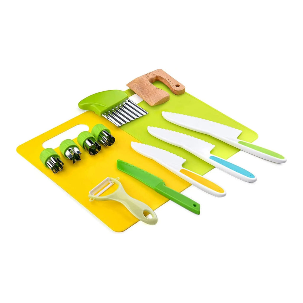 Kids Knife Set Toddler Cooking Utensils Kitchen Tools | Meowbutter