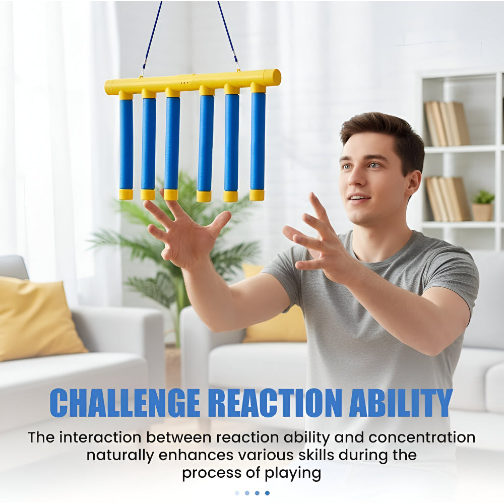 Kids Falling Stick Reflex Trainer — Three Progressive Speed Settings