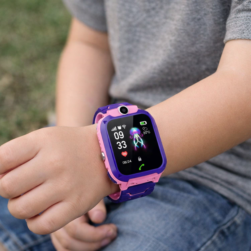Children GPS Smartwatch — Two-Way Calling Support, Interactive Touchscreen Display