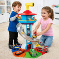 Children's Racing Car Tower — Gravity Drop Chute Playset