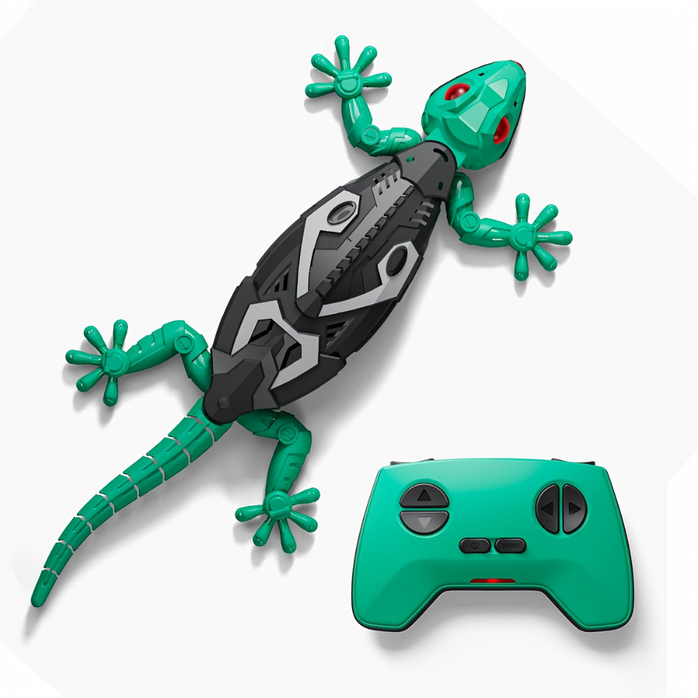 Motorized Remote Control Lizard Figure 33-Foot Range Wall-Climbing Action