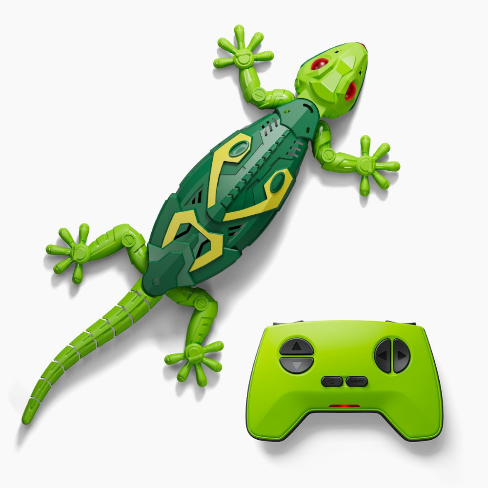 Motorized Remote Control Lizard Figure 33-Foot Range Wall-Climbing Action