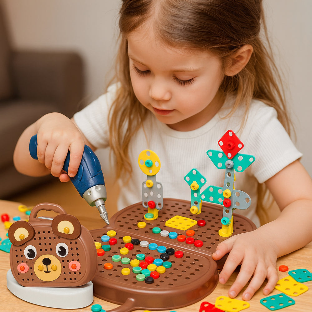Montessori-Inspired STEM Building Blocks Set