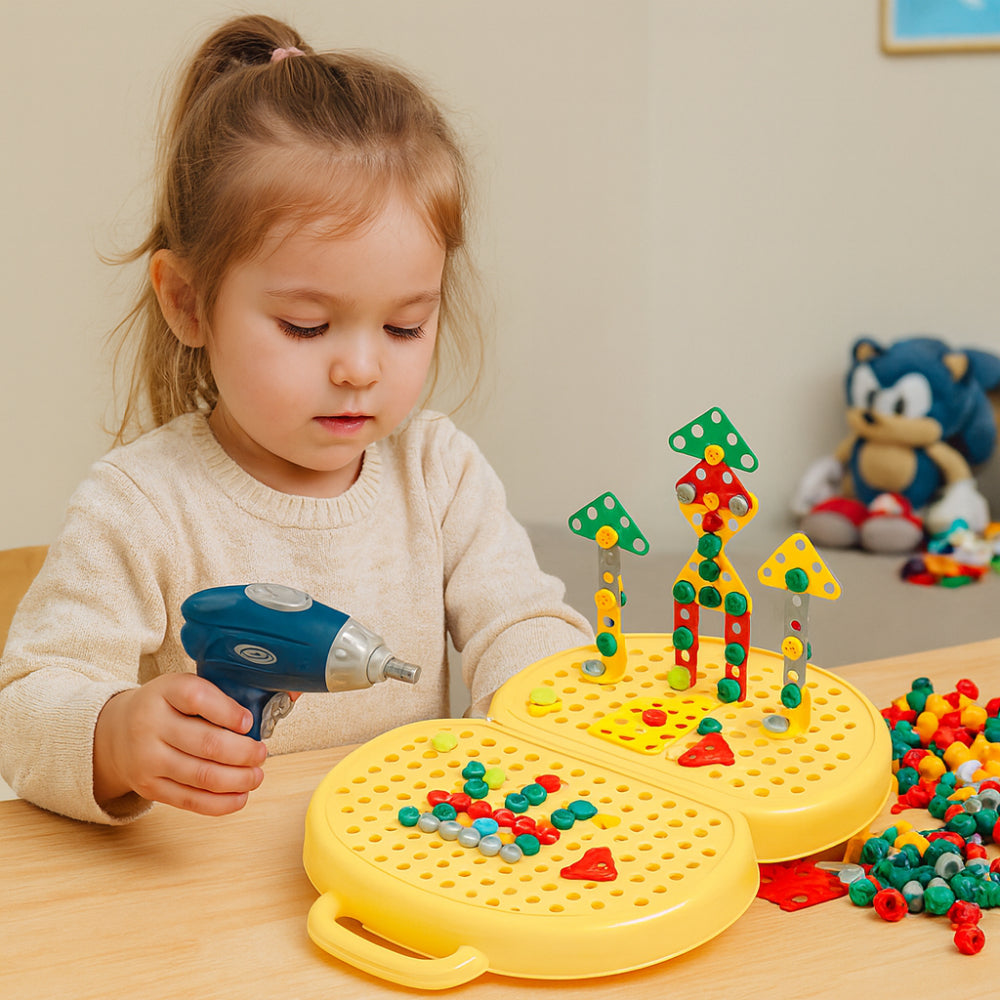 Montessori-Inspired STEM Building Blocks Set