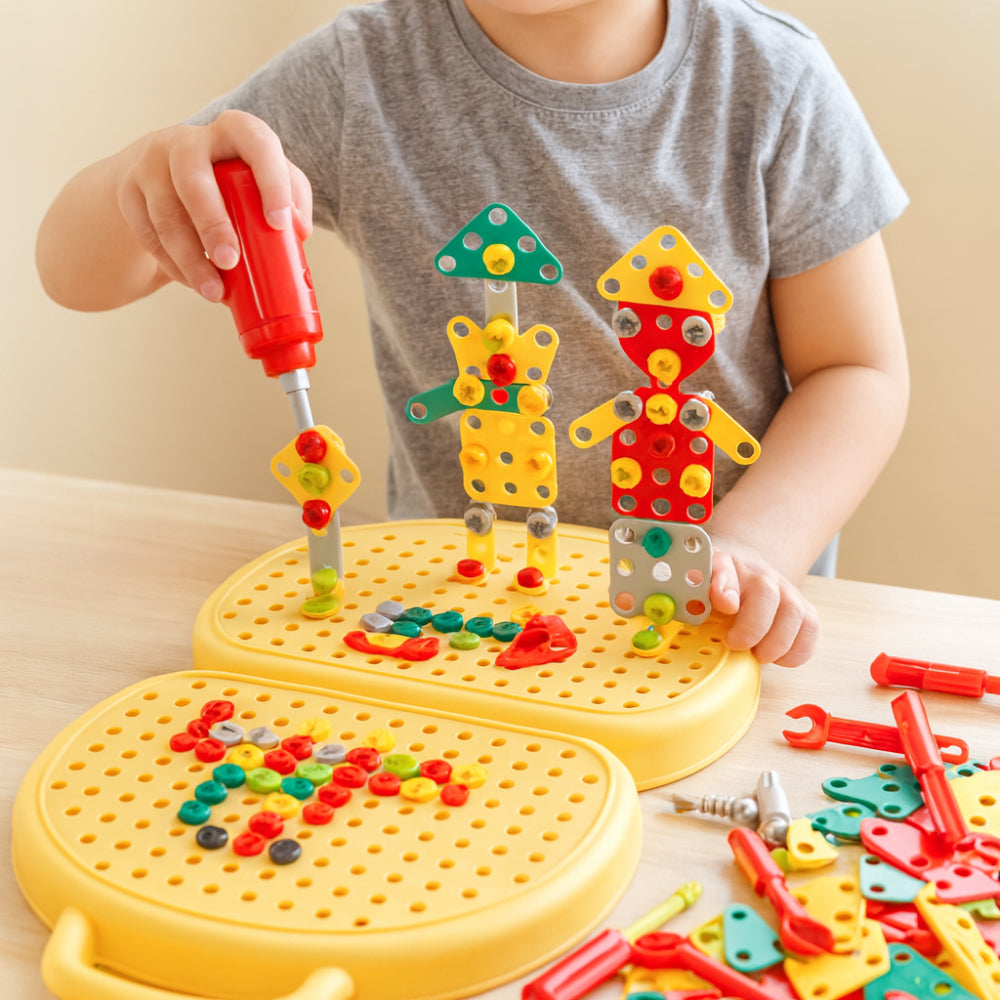 Montessori-Inspired STEM Building Blocks Set