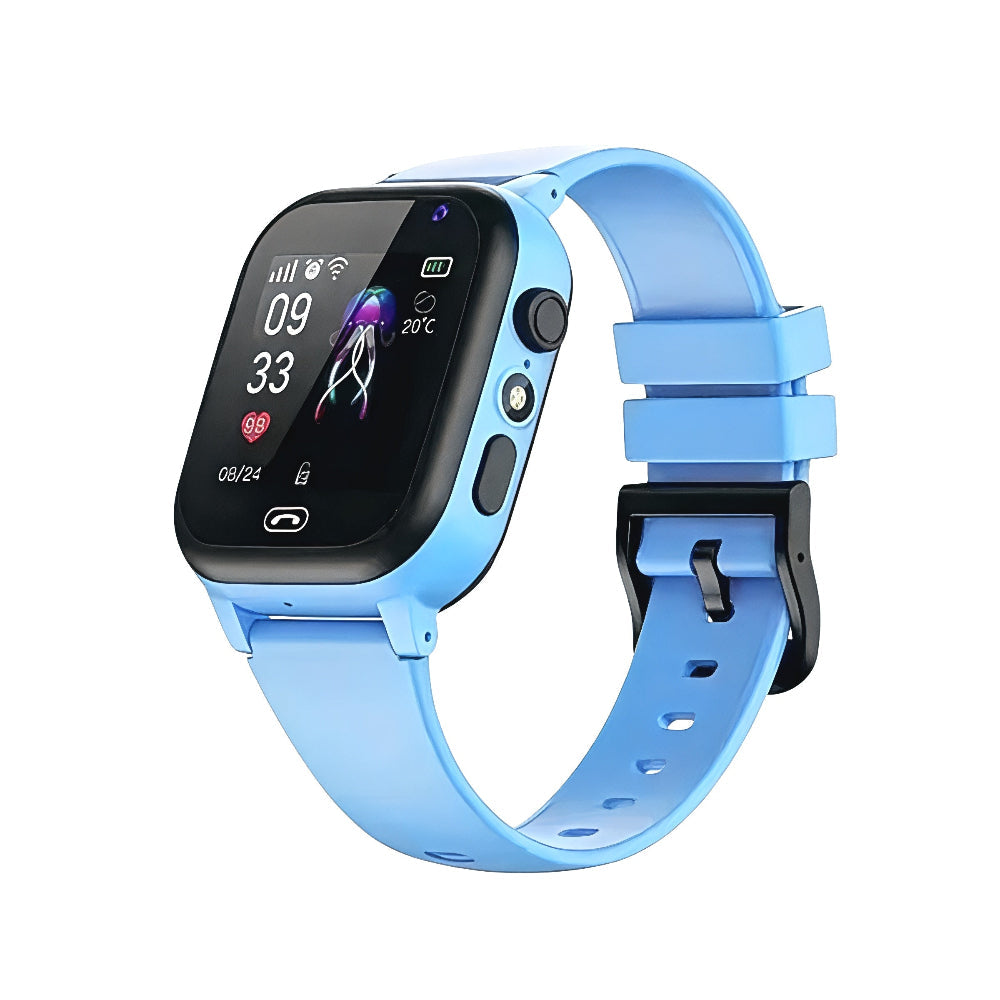 Smartwatch GPS per bambini 4G con localizzatore, fotocamera, touchscreen IP67 e monitoraggio attività | Meowbutter