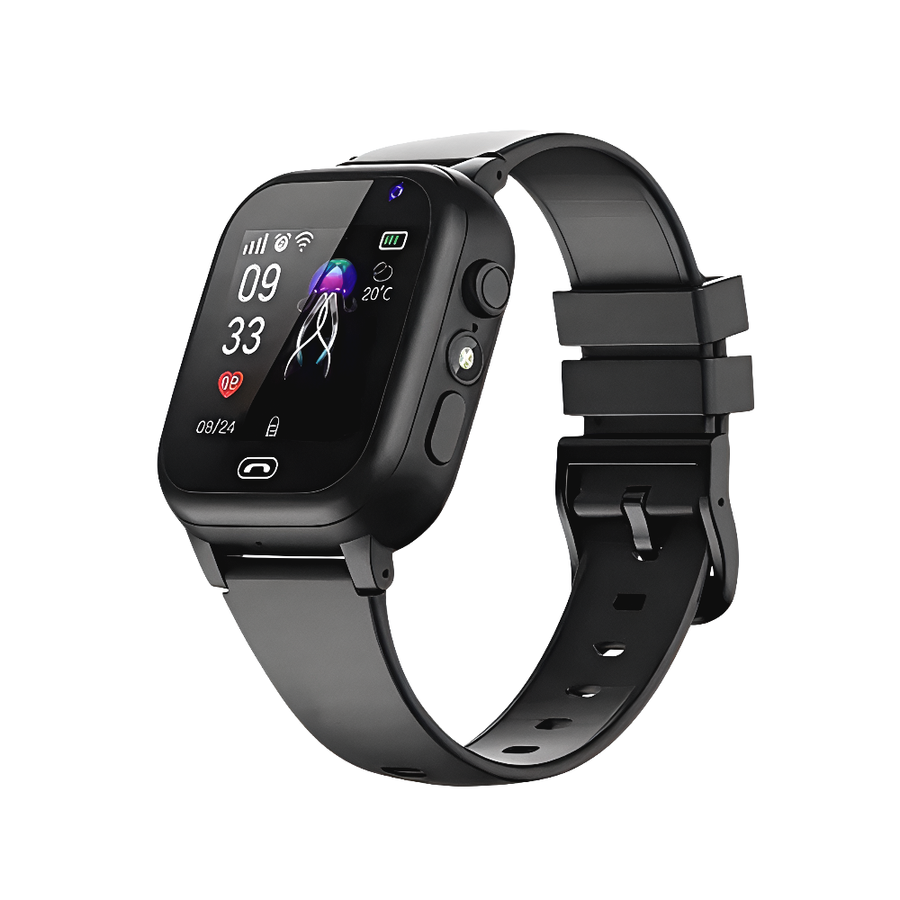 Smartwatch GPS per bambini 4G con localizzatore, fotocamera, touchscreen IP67 e monitoraggio attività | Meowbutter