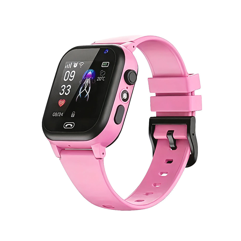Smartwatch GPS per bambini 4G con localizzatore, fotocamera, touchscreen IP67 e monitoraggio attività | Meowbutter