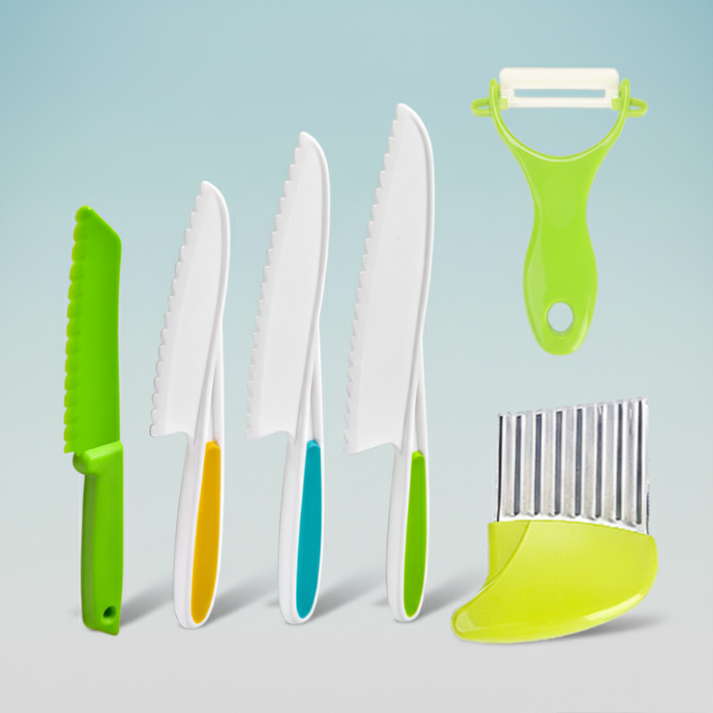Kids Kitchen Play Set — Child-Safe Mini Cookware and Utensils