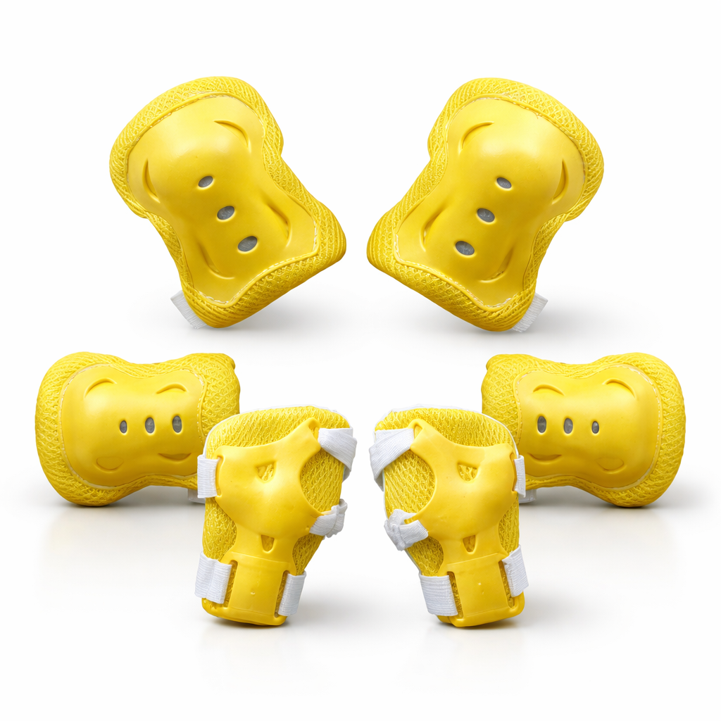 Kids Protective Gear Set Adjustable Knee Elbow Wrist Pads | Meowbutter