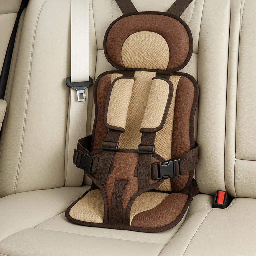 Foldable Child Car Seat — Five-Point Harness, Compact Frame