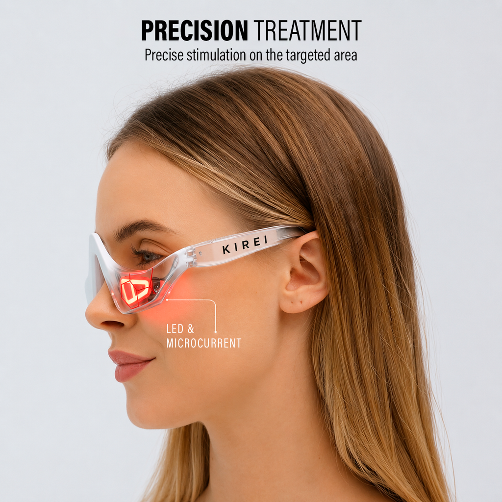 Red Light Eye Massager for Puffy, Tired Eyes