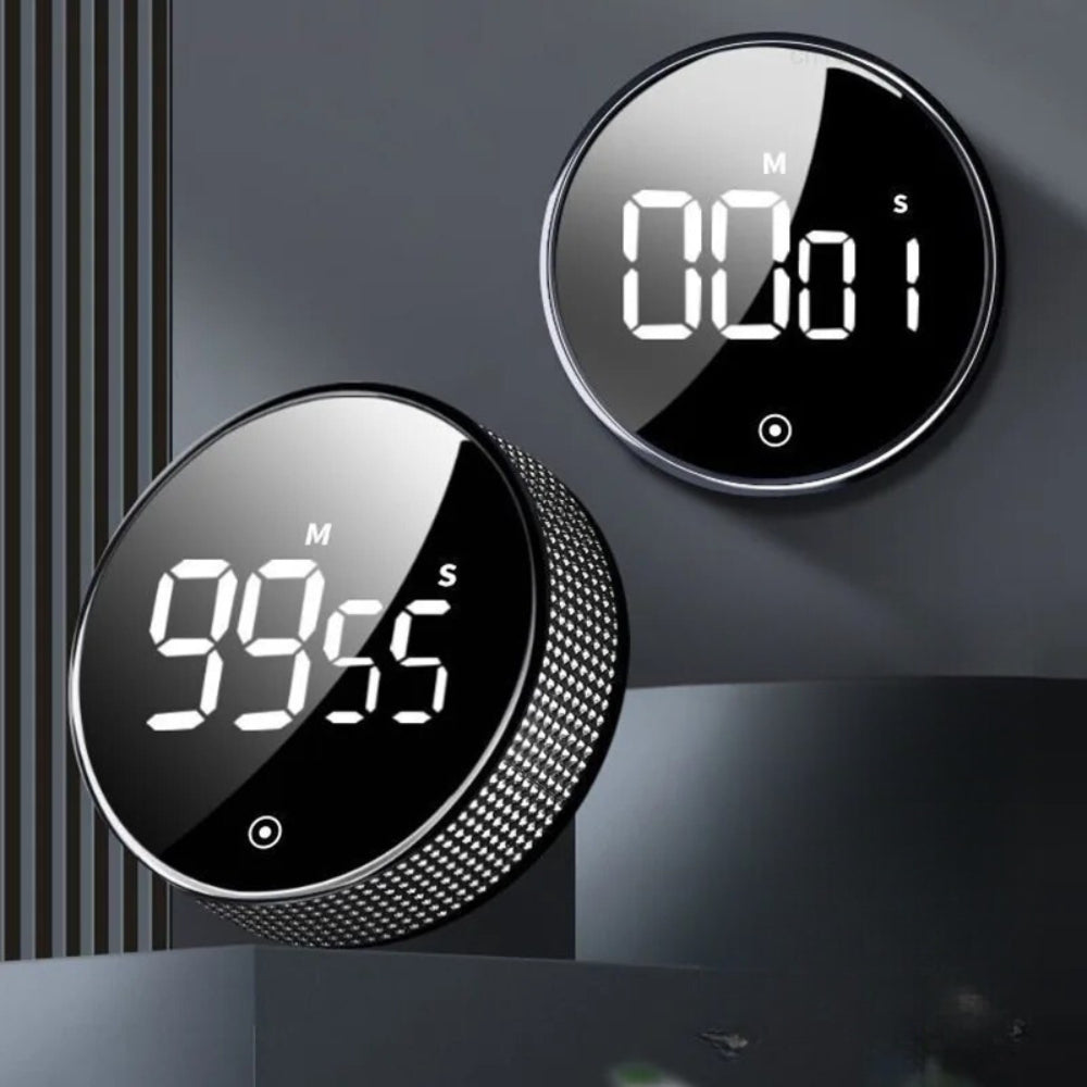Timer da cucina digitale con conto alla rovescia, orologio da cucina magnetico | Meowbutter