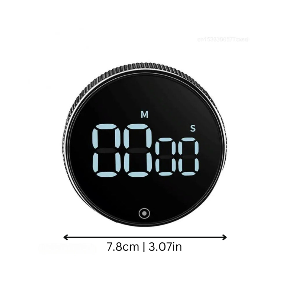 Timer da cucina digitale con conto alla rovescia, orologio da cucina magnetico | Meowbutter