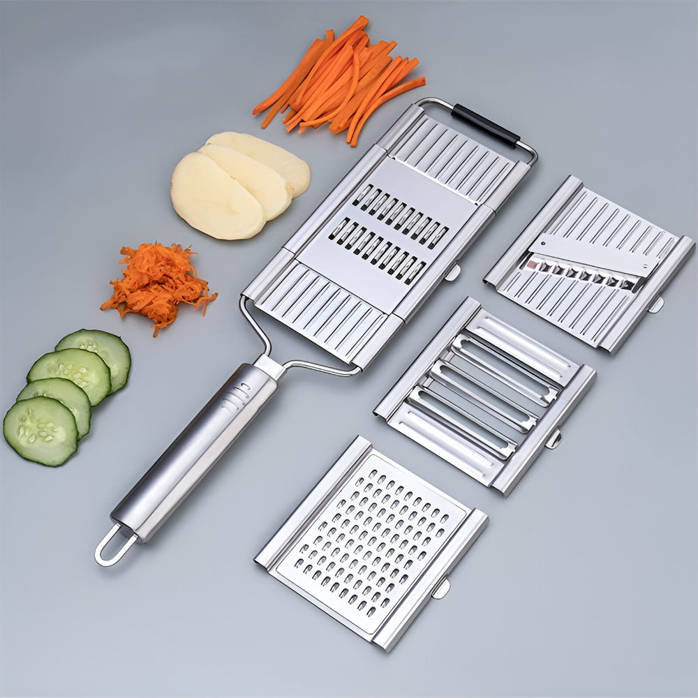 Stainless Steel Mandoline and Vegetable Slicer Cutting Kit