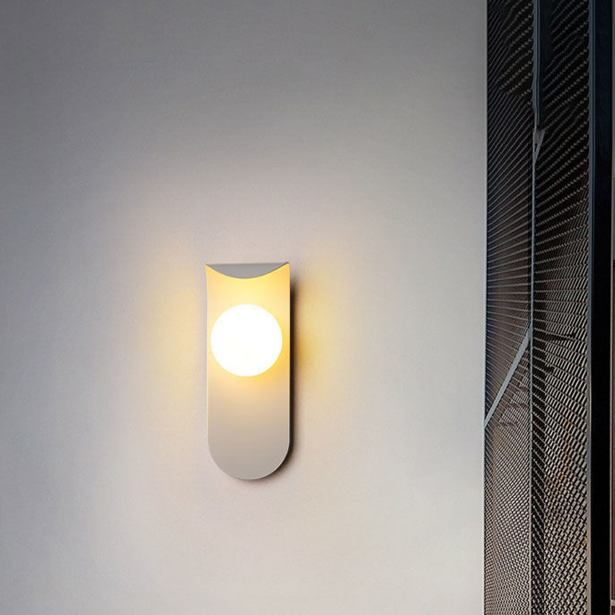 Skandinávská geometrická nástěnná lampa — Kulové nástěnné světlo