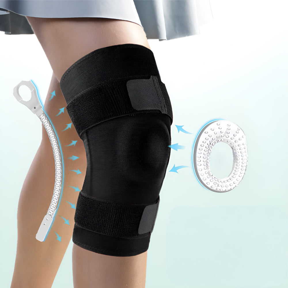 Knæbandage Kompression Justerbar Støtte Ærme Stabiliser | Meowbutter