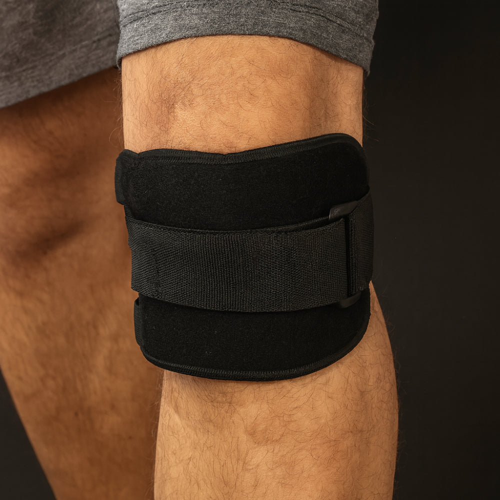Knee Support Brace — Adjustable Compression Strap & Padded Panel