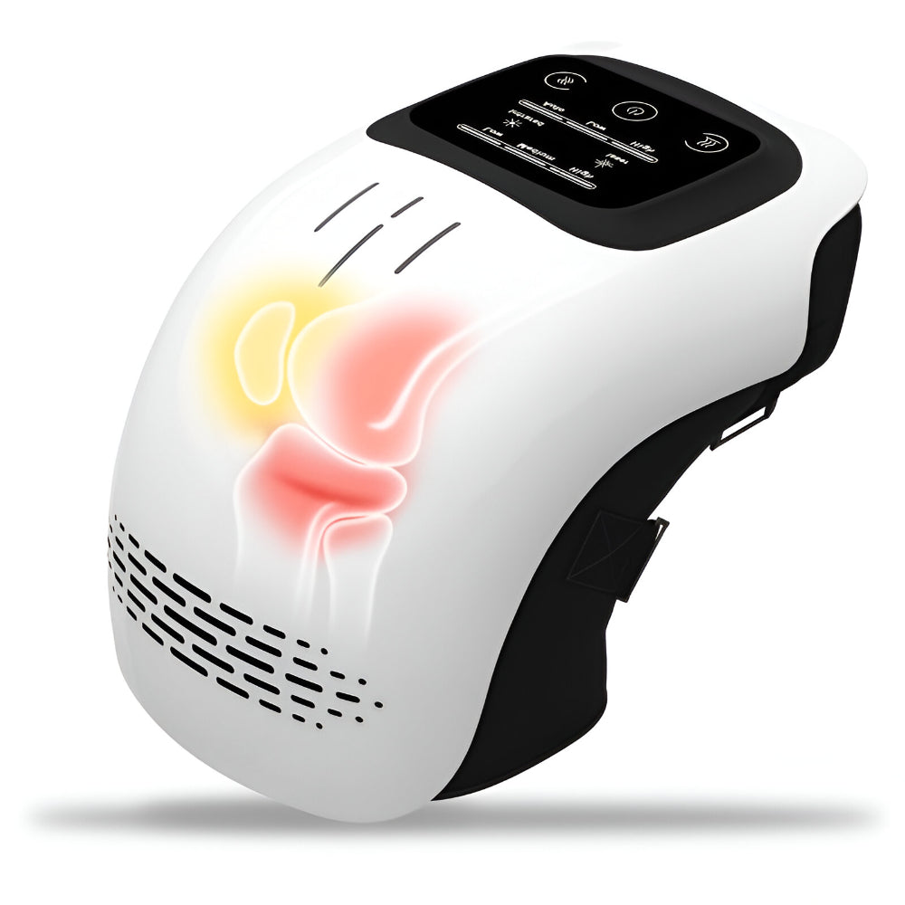 Electric Knee Massager & Heating Pad — Adjustable Compression Support