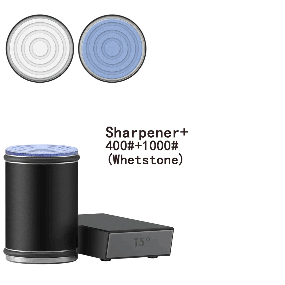 Knife Sharpener Rolling Wheel Dual Angle Steel Edge Tool | Meowbutter