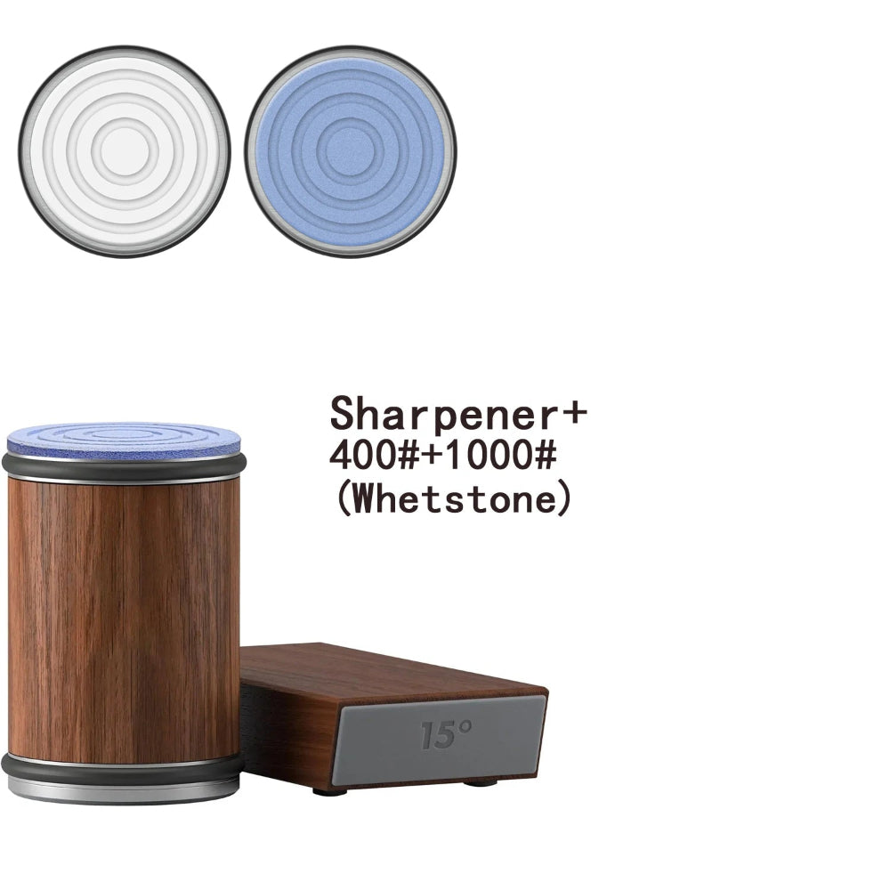 Knife Sharpener Rolling Wheel Dual Angle Steel Edge Tool | Meowbutter