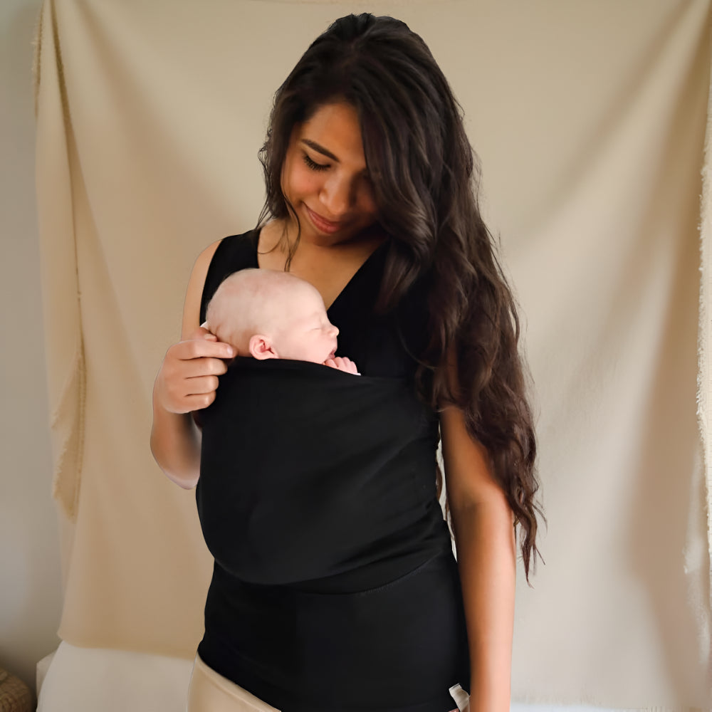 Ergonomisches Babytrage-T-Shirt — Wickelshirt zum Stillen, freihändige Babytragetasche
