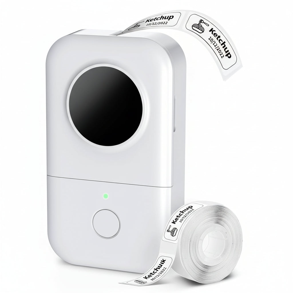 Mini Bluetooth Thermal Label Printer – Wireless Smartphone Pairing