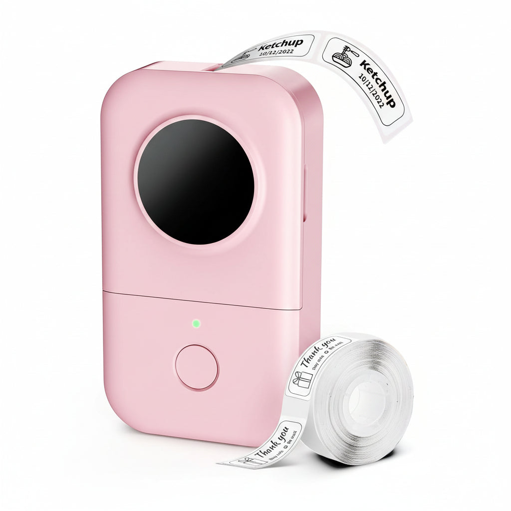 Mini Bluetooth Thermal Label Printer – Wireless Smartphone Pairing