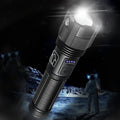Flashlight Rechargeable LED Tactical Aluminum Zoom Torch | Meowbutter