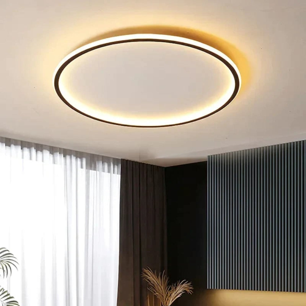Lampada da soffitto LED rotonda moderna luce calda | Meowbutter