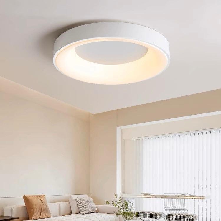 Modré LED stropní světlo s přisazeným montážním držákem, stmívatelný minimalistický design