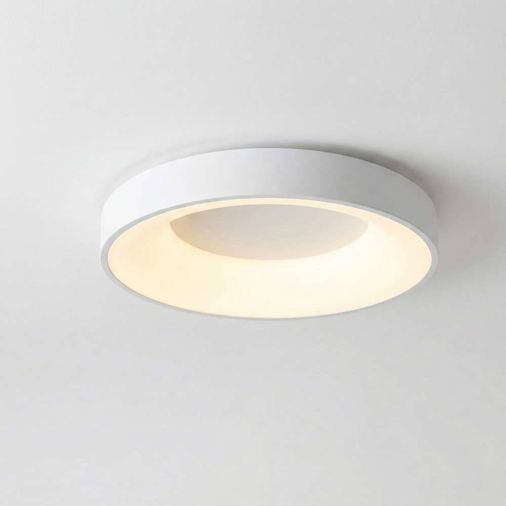 Modré LED stropní světlo s přisazeným montážním držákem, stmívatelný minimalistický design